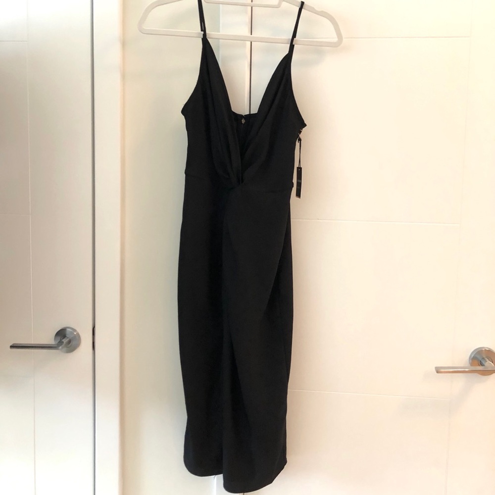 Forever 21 Black Midi Dress. NWT.
